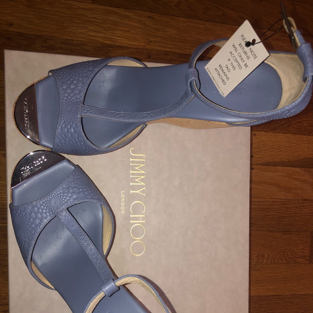 Jimmy Choo Lagoon Platform Wedge Sandals